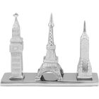 Home&co Tourism Adorno Decorativo 18x25x7cm Alumínio Prata Mo