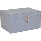 Home&co Vênus Caixa Organizadora Decoração Sintético Azul 2 P