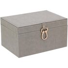 Home&co Vênus Caixa Organizadora Decoração Sintético Bege 2 P