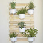 Horta Vertical Auto Irrigável Completa - 100x60cm com 6 Vasos