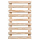 Horta Vertical Auto Irrigável - Treliça Envernizada 100x60cm