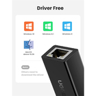 Hub Adaptador Ugreen Usb 2.0 Pra Rj45 Ethernet 10/100mbs