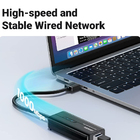 Hub Adaptador Usb 3.0 Ugreen 4 Em 1 Com Porta Rj45 Ethernet