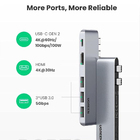 Hub Adaptador Usb-c Ugreen 5 Em 1 Para Macbook Air E Pro
