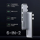 Hub Adaptador Usb C Ugreen 6 Em 2 Macbook Pro E Air 4k/30hz