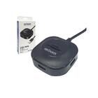 Hub Exbom Usb 5 Em 1 C/ 3 Portas Usb 2.0 + Leitor Cartao Uh-r