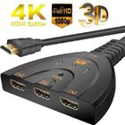 Hub Switch Hdmi Macho Para 3 Hdmi Femea 4k 2k Jc-hs-hm F3