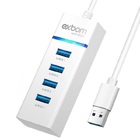 Hub Usb 3.0 Com 4 Portas 5gbps E Led Indicador Exbom Uh-30a 1