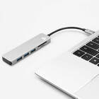 Hub Usb Tipo C 5x1 P/ 3 Usb 3.0 + Leitor Sd/tf Original 5+