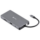 Hub Usb Tipo C Type C 10 Em 1-3 Usb3.0 Cartaosd Tf Hdmi Vga A