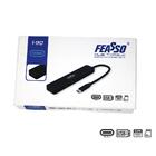 Hub Usb Tipo C X (hdmi/usb 2.0-3.0/pd/sd) Feasso Ftpc7