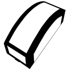 Ideal Arandela Preta Grande Policarbonato 4237 1 Lâmpada E27