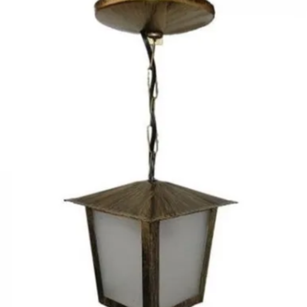 Ideal Pendente Quadrado Ouro Velho L-2-c