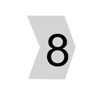 Identificador para Cabos "8" Cinza MHG2/5 Hellermann