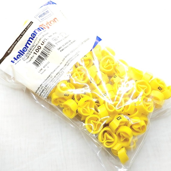 Identificador Para Cabos Letra B Mhg8/16 Hellermann