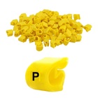 Identificador Para Cabos Letra P Amarelo Mhg2/5 Hellermann