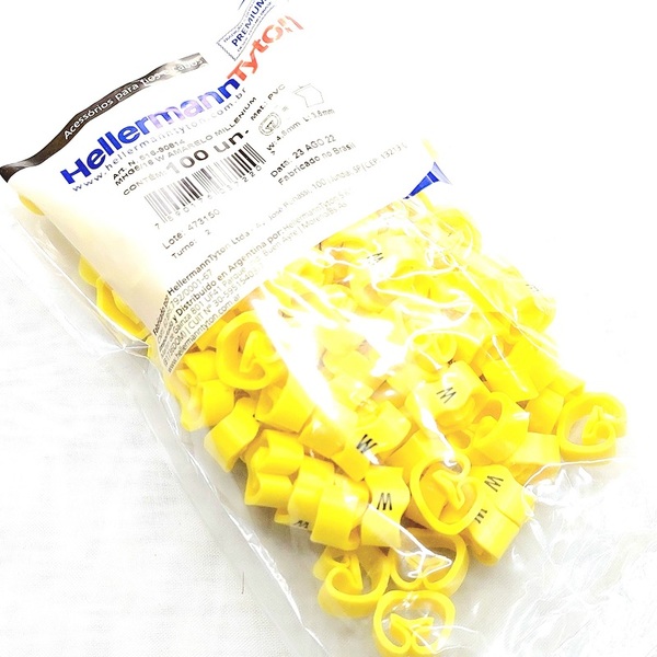 Identificador Para Cabos Letra W Mhg8/16 Hellermann