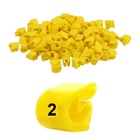 Identificador Para Cabos Número 2 Amarelo Mhg8/16 Hellermann
