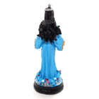 Iemanjá Orixá Estátua Imagem Rainha Mar Resina Azul 15 Cm