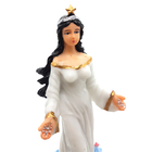 Iemanjá Orixá Estátua Imagem Rainha Mar Resina Branca 15 Cm