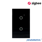 Iinterruptor Inteligente Zigbee Touch 2 Botões Novadigital -