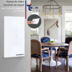 Iinterruptor Inteligente Zigbee Touch 2 Botões Novadigital -