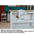 Ilha Cozinha Ditália 2 Prateleiras Branco Cd-1019