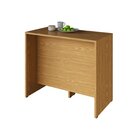 Ilha Gourmet 120cm 2 Portas Tampo Pintura Uv Itatiaia Freijó/