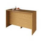 Ilha Gourmet 160cm 3 Portas Tampo Pintura Uv Itatiaia Freijó/