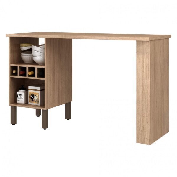 Ilha Gourmet Adega 2 Nichos Verace Espresso Móveis Havana/hav