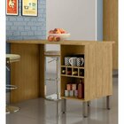 Ilha Gourmet Adega 2 Nichos Verace Espresso Móveis Marrocos