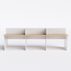 Ilha Para Escritório 6 Lugares 270x120cm Legno Salinas Com Br