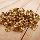 Ilhós Niquelado - Super Resistênte Tam 4 8x4 6mm Cor Ouro