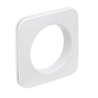 Ilhós Quadrado Branco 28mm 10 peças