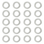 Ilhós Redondo Cromado 28mm 20 peças