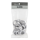 Ilhós Redondo Cromado 28mm 20 peças