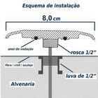 Iluminação Led Piscina 9w Branco Ou Azul - Led Monocromático