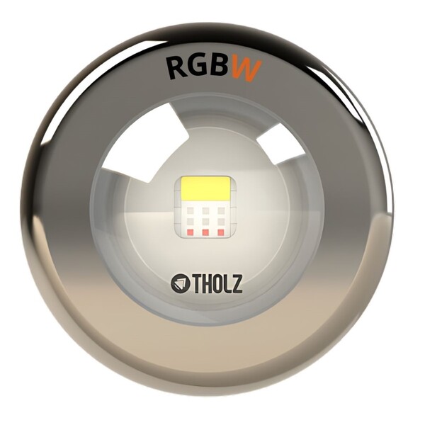 Iluminação Refletor Led Piscina Inox Rgbw 15w - Tholz - 10 Me