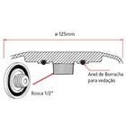 Iluminação Refletor Led Piscina Monocromático 9w Inox 125mm -