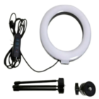 Iluminador Led Ring Light 16x6 C/ Tripé E Suporte Para Celular
