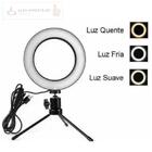 Iluminador Led Ring Light 6 Polegadas 16cm Lançamento Led
