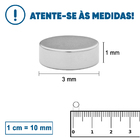Imã De Neodímio 20 Peças / Super Forte / 3mm X 1mm