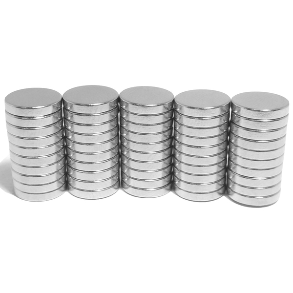 Imã De Neodímio 50 Peças - 8mm X 1 5mm - Super Forte