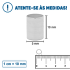 Ima De Neodímio / Super Forte / 5mm X 10mm _ 10 Peças