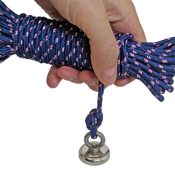 Imã De Neodímio Fixador Pesca Magnética Até 30 Kg De Tração