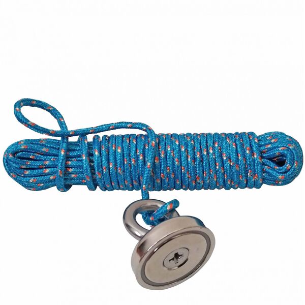 Imã De Neodímio Para Pesca Magnetica Até 80 Kilos De Tração