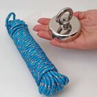 Imã De Neodímio Pesca Magnetica Até 110 Kg De Tração