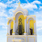 Imagem Nossa Senhora Aparecida 32cm - Metal - Preto