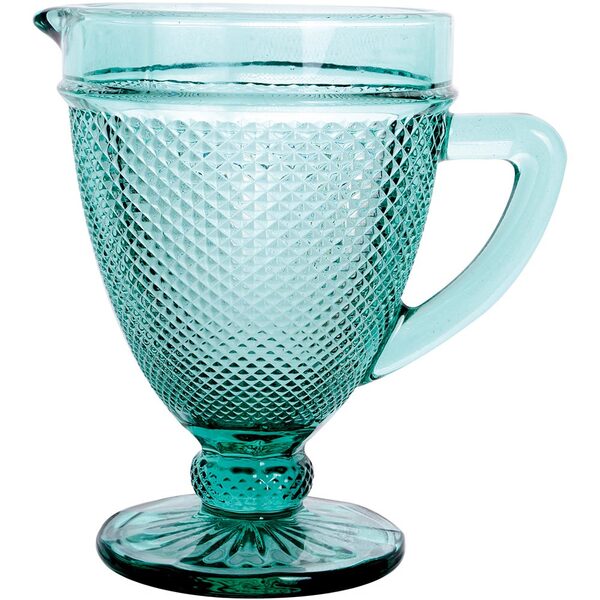 Imperial Jarra Suco E Água 20x20x20cm 1l Vidro Azul