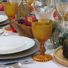 Imperial Taça Água 16x9x9cm 300ml Vidro Âmbar 6 Peças